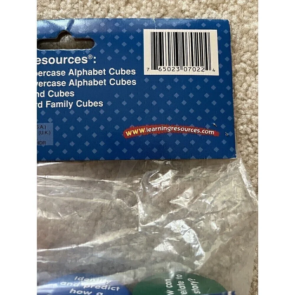 Learning Resources Reading Comprehension Cubes Homeschool Soft Foam Classroom